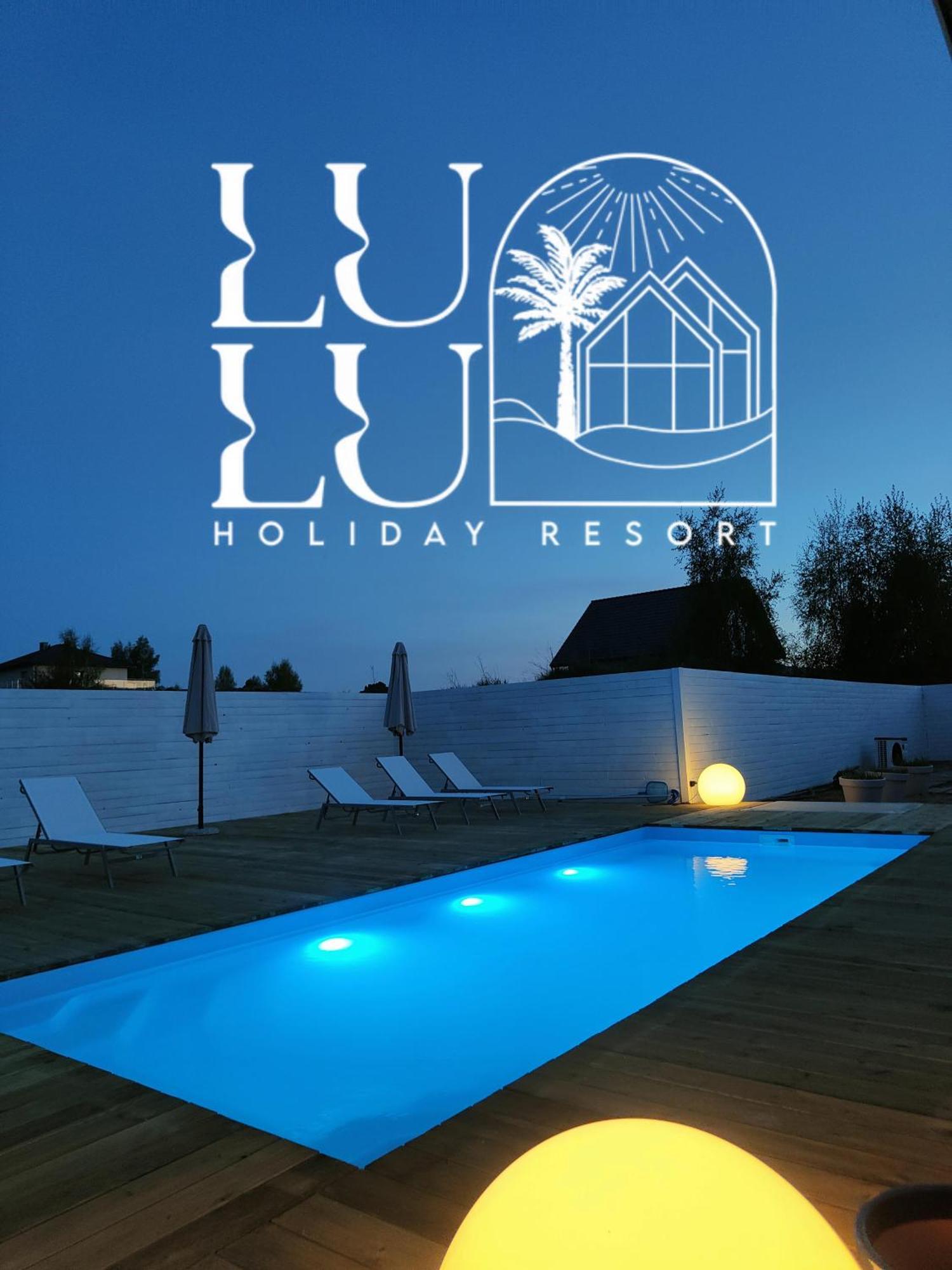 Lulu Holiday Resort Domki Z Podgrzewanym Basenem 梅尔诺 外观 照片
